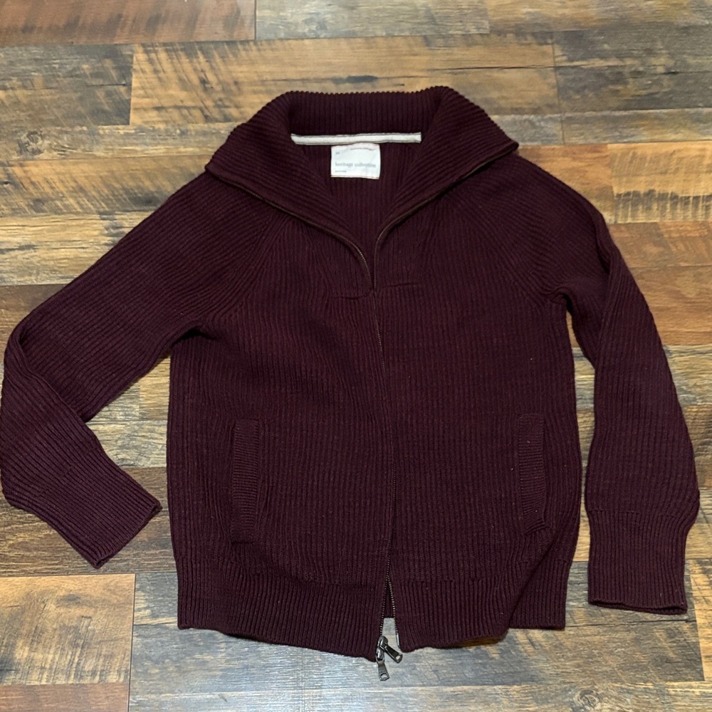 Banana Republic Heritage Collection‎ Deep Red Knit Sweater